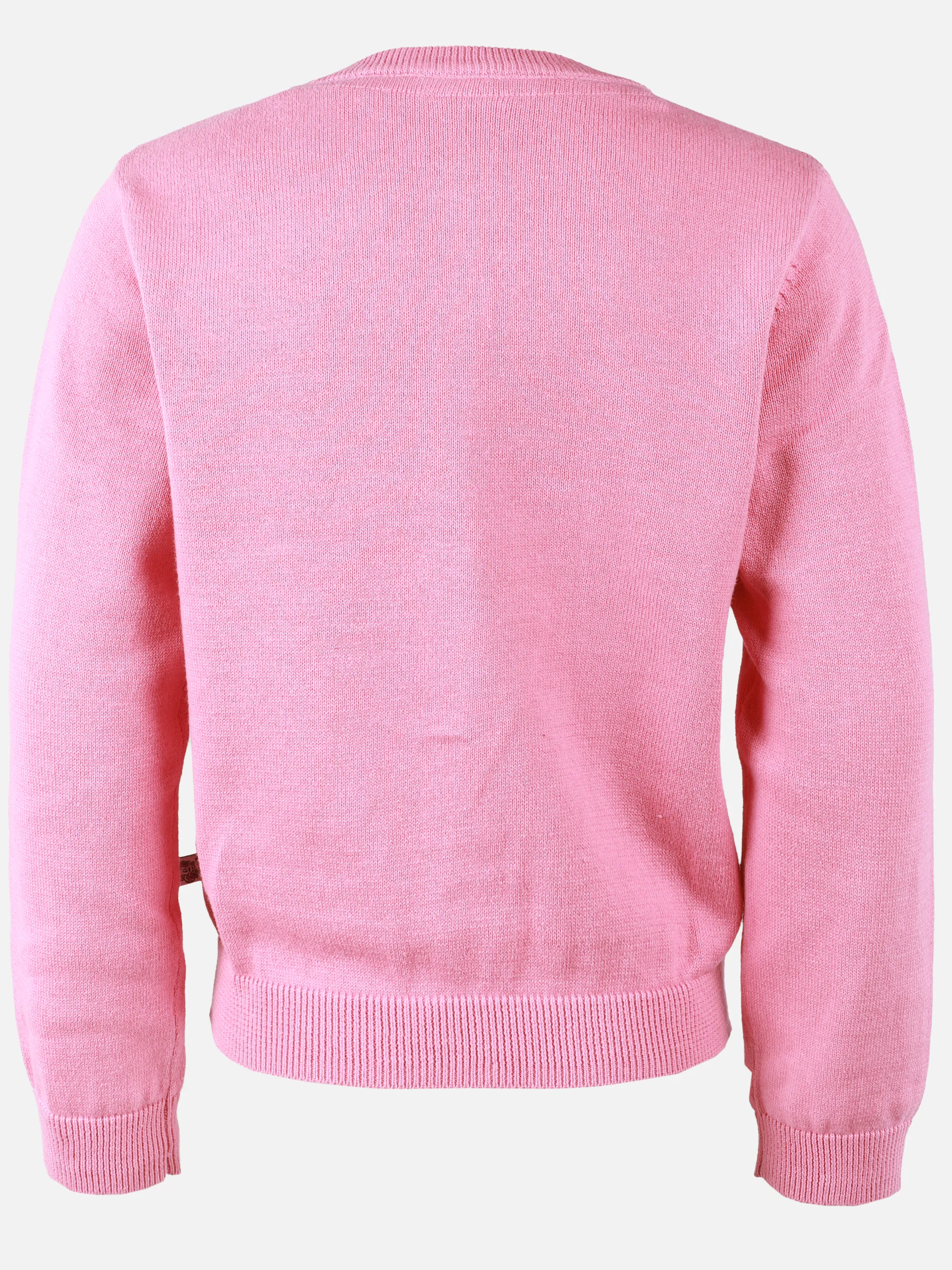 One Way KM Cardigan mit Einhorn Appli in rosa Pink 929713 WILDROSE 2